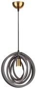 ΚΡΕΜΑΣΤΟ Φ/Σ 1ΧΕ27 ΣΚ.ΚΑΦΕ ΔΕΡΜΑ MDF D29XH100CM TRITON ACA ZM391P29WDL