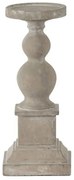 Κηροπήγιο D8568 15x15x36cm Grey Artekko Τσιμέντο