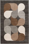 Χαλί City 64208 896 Grey-Brown-Beige Βιοκαρπέτ 200X290cm