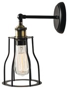 Φωτιστικό Επίτοιχο Aca KS1342W151BKACA SOTIS Μαύρο Ματ (Black Mat)