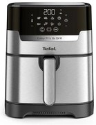Tefal EY505 Easy Fry &amp; Grill Digit Φριτέζα Αέρος με Αποσπώμενο Κάδο Ασημί 4.2lt