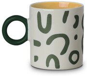 Κούπα New Bone 450ml-8,9x10εκ. Πράσινη Mood Flow Estia  07-35112