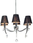 Πολυέλαιος Οροφής Aca WA1196 Chrome/Black
