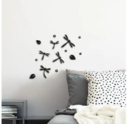 Αφρώδη Αυτοκόλλητα Τοίχου Dragonflies S 59513 Ango-59513-Μαύρο 59513