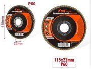 KMT Δίσκος Λείανσης P60 115x22mm- Sanding Disc