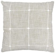 Μαξιλάρι Διακοσμητικό (Με Γέμιση) 374-225-729 Beige-White 60Χ60 Ύφασμα
