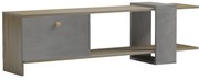 Έπιπλο τηλεόρασης Standi  σε sonoma-γκρι cement απόχρωση 120x25x36.8εκ