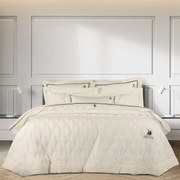 Κουβερλί Υπέρδιπλο (Σετ 220x240) Greenwich Polo Club Solid 2159 Creme