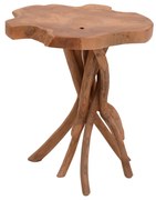 Intrahome Βοηθητικό τραπέζι Ceniole Intrahome teak ξύλο σε φυσική απόχρωση 44x42x40εκ | SKU: INTRAPA-449111114