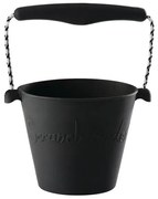 Scrunch Κουβαδάκι Από Ανακυκλώσιμη Σιλικόνη Solid Black SCR-110001