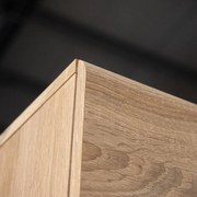 ΜΠΟΥΦΕΣ SOLO 80X41X82CM SONOMA ΜΕ WENGE ΚΑΙ MDF ΚΑΜΠΥΛΩΤΟ ΤΕΛΕΙΩΜΑ ΣΤΙΣ ΠΟΡΤΕΣ