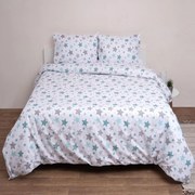 Σεντόνια Σείριος (Σετ 4τμχ) White Viopros Υπέρδιπλo 240x260cm 100% Βαμβάκι