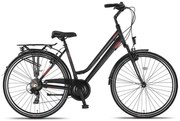 Ventura Trekking 28 Inch 50 cm Women 21SP Rim Brakes BlackAltec