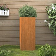 vidaXL Ζαρντινιέρα 32x27,5x75 εκ. Ατσάλι Σκληρυθέν στον Αέρα