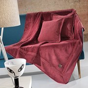 Ριχτάρι Rubicon Burgundy Guy Laroche Τετραθέσιο 170x350cm Microfiber