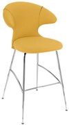 Σκαμπό Μπάρ Time Flies 590-09C5912-2 51x56x112cm Curry Sun-Chrome Umage