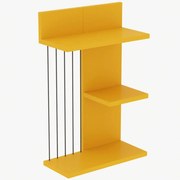 Ραφιέρα Τοίχου Kinik 854KLN1741 40x19x60cm Yellow