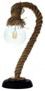Φωτιστικό Επιτραπέζιο 3439 17x46cm 1xΕ27 Natural-Black Inlight