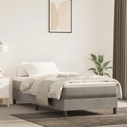 Στρώμα με Pocket Springs Ανοιχτό Γκρι 90x220x20 εκ. Βελούδινο 4016600
