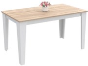 Intrahome ΤΡΑΠΕΖΙ ΚΟΥΖΙΝΑΣ SCASABLANCAINCASABLANCALTCASABLANCAIE-ROSE .03 ΜΕΛΑΜΙΝΗ ΣΕ ΣΟΝΑΜΑ-ΛΕΥΚΟ ΧΡΩΜΑ 130x75x75Υεκ intraho-1726531