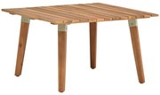 vidaXL Τραπεζάκι Σαλονιού Κήπου 60 x 60 x 36 εκ. Μασίφ Ξύλο Ακακίας
