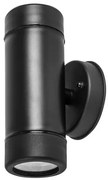 UP-DOWN BLACK PP WALL LIGHT GU10Max.2x3W LED IP65 - SL7031B