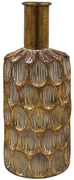 Βάζο 168-125-049 20x47cm Antique Gold Μέταλλο
