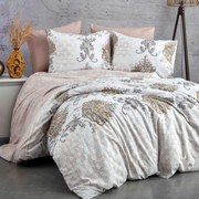 Παπλωματοθήκη Daisy 172PRL2408 Με Σεντόνι (Σετ 4τμχ) Brown L'Εssentiel Maison Διπλό 200x220cm 100% Βαμβάκι