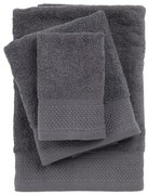 Πετσέτες Μπάνιου (Σετ 3τμχ) Das Home Best 0835 D.Grey 450gsm