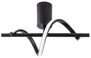 Φωτιστικό Οροφής - Πλαφονιέρα Likma 119FRS1509 41x25x16cm Led 11W 3000K Black Opviq