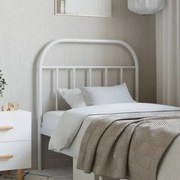 vidaXL Κεφαλάρι Λευκό 90 εκ. Μεταλλικό