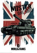 Αφίσα World of Tanks - Mister One Shot - Union Jack