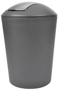 Καλάθι απορριμμάτων Douceur d'intérieur με χωρητικότητα 5.6L και διαστάσεις 19.7x28.5cm - Charcoal Grey