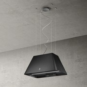 Elica Ikona Light BL/F/60 Απορροφητήρας Νησίδα Ανακύκλωσης 60cm Μαύρος