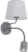 Απλίκα Φωτιστικό Τοίχου με LED σποτ MAJA 3 χρώματα TK Lighting-2536-Γκρι 2536