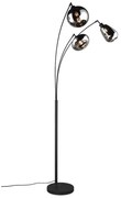 Φωτιστικό Δαπέδου Lumina 417000332 71x68x200cm 3xE14 10W Chrome-Black Trio Lighting