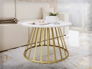 Τραπεζάκι σαλονιού Mokod-Xruso - Leuko