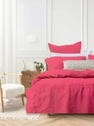 Ariete Casa Σετ Σεντόνια Βαμβακοσατέν 250 TC King Size 240×270 – Lux Home Κόκκινο Magenta/Φούξια