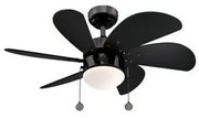 Ανεμιστήρας οροφής TURBO SWIRL με φως μαύρο Westinghouse-7871140-Μαύρο 7871140