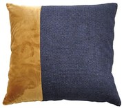 Μαξιλάρι Διακοσμητικό (Με Γέμιση) Glam 018876 Blue-Gold 45X45 Polyester,Fabric