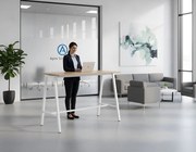 Γραφείο AlphaDesk II-Leuko-Sonoma