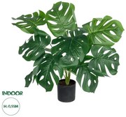 Artificial Garden MONSTERA PLANT 20934 - Διακοσμητικό Φυτό Μονστέρα Φ62 x Υ55cm Globostar 20934