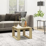 Τραπέζι Βοηθητικό Sonoma Δρυς 50 x 50 x 35 εκ. από Επεξ. Ξύλο