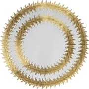 Καθρέφτης Τοίχου Solare Χρυσός 132x3x132εκ - Χρυσό