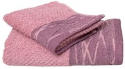Πετσέτα Nefeli 3 Lilac Pink Anna Riska Προσώπου 50x100cm 100% Cotton