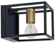 Φωτιστικό Τοίχου Vigo 32227 21x15x15cm 1xE27 60W Black Sigma Lighting