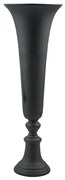 FLORES ΒΑΖΟ ΑΛΟΥΜΙΝΙΟ ΜΑΥΡΟ D19xH55cm - 026006 - 026006