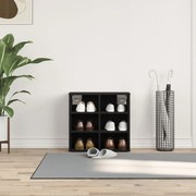 vidaXL Ντουλάπα Παπουτσιών Black Oak 52,5x30x50 εκ.