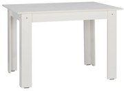 kitchen table KELVIN, white, melamine, 140x80x77