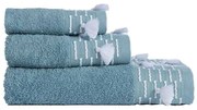 ΠΕΤΣΕΤΑ BAMBΑΚΕΡΗ MOANNA BLUE 3ΤΜΧ – Nef-Nef Homeware